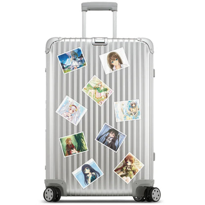 50PCS Cartoon Beautiful Girl Anime Graffiti Stickers Scooter Luggage Waterproof Guitar Decoration Toys
