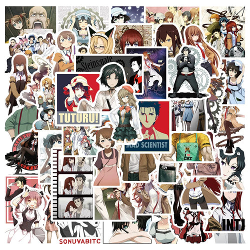 50PCS Animation Fate Stone Gate: Elite Personality Decoration Graffiti Waterproof Sticker Notebook WaterCupHelmet