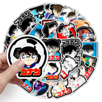 50PCS Riman Detective Conan Cartoon Graffiti Waterproof Sticker Suitcase Notebook Skateboard Refrigerator Helmet