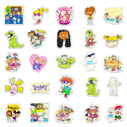 50PCS Naughty Little Soldier Cartoon Graffiti Waterproof Sticker Suitcase Notebook Refrigerator Water Cup Helmet
