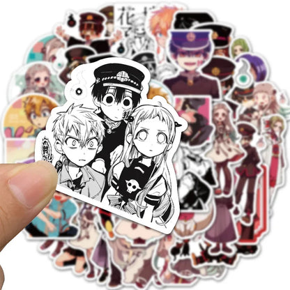 50PCS Cute Cartoon Anime Girl Mobile Phone Case Graffiti Diary Skateboard Decoration Waterproof Sticker Toy
