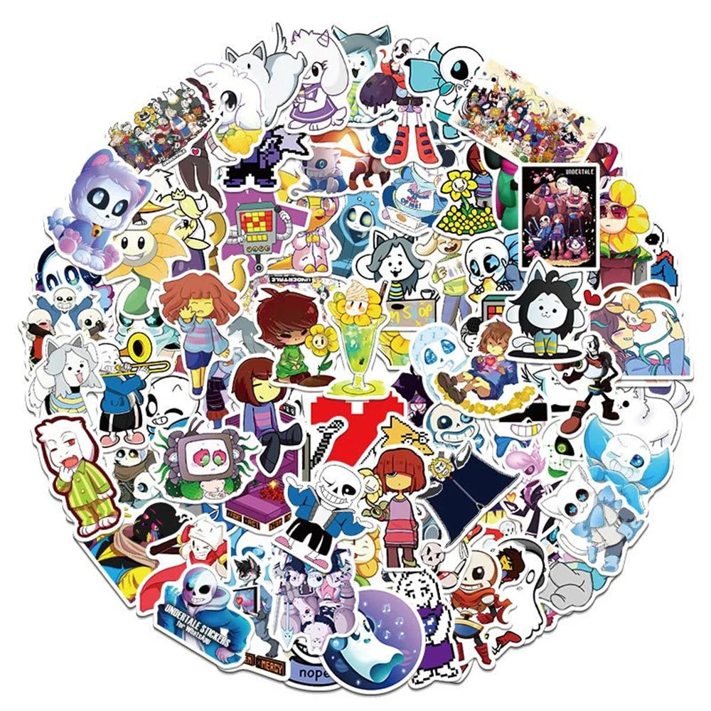 50PCS Graffiti Waterproof Sticker Suitcase Notebook Refrigerator Skateboard Water Cup Stationery Box