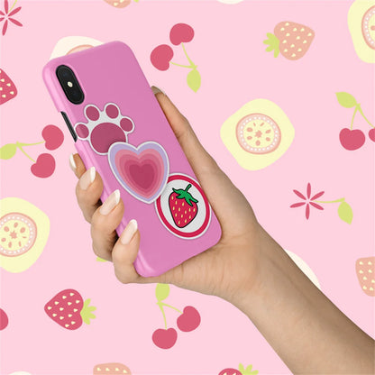 50PCS   Strawberry Bear Pink Cartoon Personality Girls Cute Graffiti Car Stickers Notebook Refrigerator Stickers