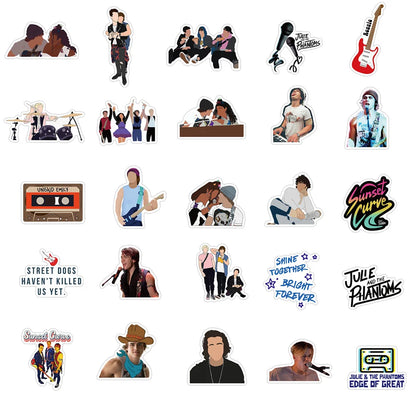 50PCS   TVSeries Julie and Phantom Boy Graffiti Waterproof Sticker Suitcase Notebook Refrigerator Helmet Water Cup