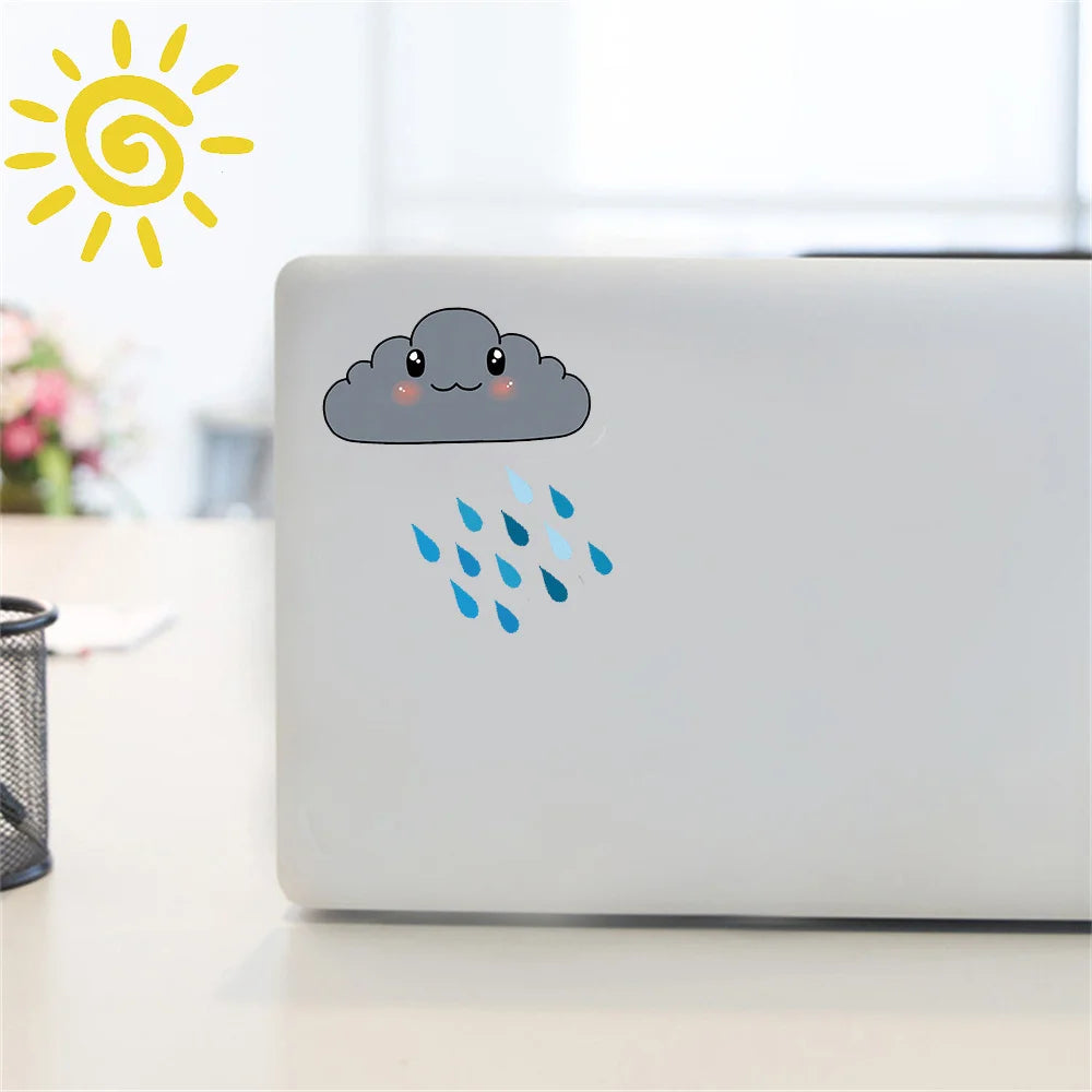 50PCS Weather and Climate Creative Graffiti Sticker Laptop Phone Guitar Car Gift Toy Waterproof Sticker