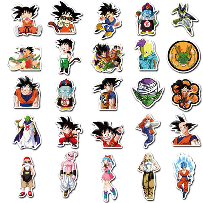 50PCS Classic Anime Cartoon Character Sticker Cute Graffiti Sticker Sticker Waterproof Decoration