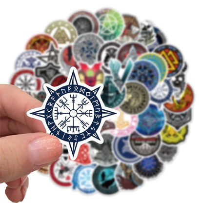 50PCS Cartoon Totem Popular Waterproof Graffiti Sticker Suitcase Notebook Mobile Phone Refrigerator Water Cup Helmet