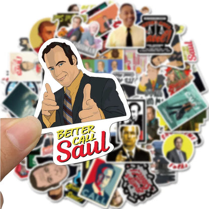 50PCS American Classic Drama Humor Lawyer Character Graffiti Car Refrigerator Helmet Trunk Stickers