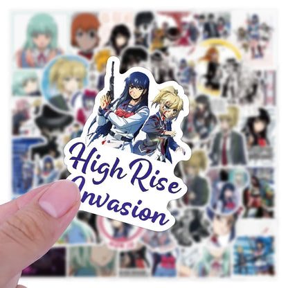 50pcs Japanese Animation Sky Invasion Graffiti Sticker Guitar Car Trunk Notebook Water Cup