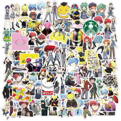 50PCS Animation Assassination Classroom Graffiti Waterproof Sticker Suitcase Notebook Mobile Phone WaterCupHelmet