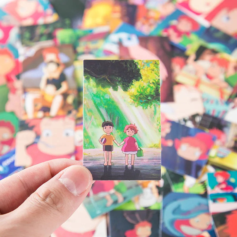 50pcs Japanese Animation Hayao Miyazaki Animation Graffiti Sticker Waterproof Sticker