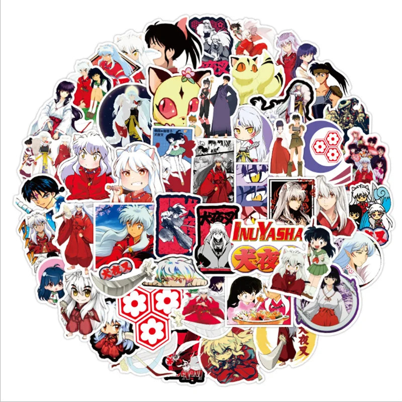 50PCS Anime Character Cartoon Graffiti Sticker Waterproof Luggage Laptop Scooter Decoration Toy