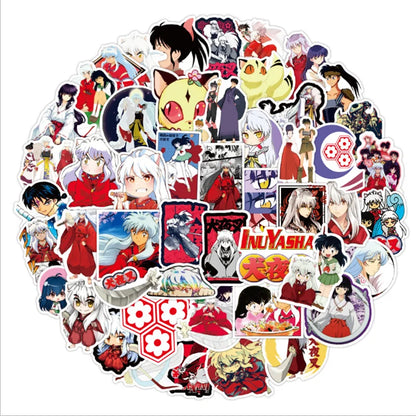 50PCS Anime Character Cartoon Graffiti Sticker Waterproof Luggage Laptop Scooter Decoration Toy