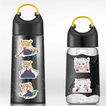 50PCS Cartoon Anime Kobayashi's Dragon Maid Graffiti Laptop Skateboard Guitar Fridge Waterproof Sticker