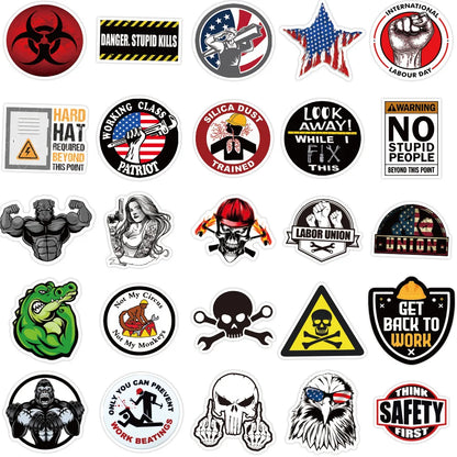 50PCS Classic LOGO Skateboard Graffiti Laptop Guitar Motorcycle Luggage Skateboard Bike Waterproof Sticker