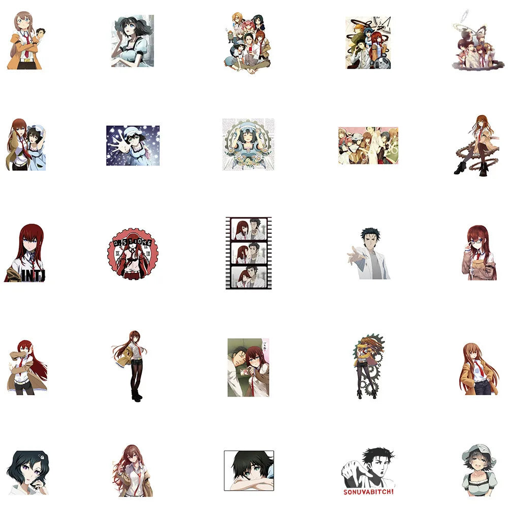 50PCS Animation Fate Stone Gate: Elite Personality Decoration Graffiti Waterproof Sticker Notebook WaterCupHelmet