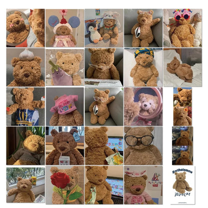 50PCS Cute Doll Bear Personality Decoration Graffiti Waterproof Sticker Notebook Refrigerator Skateboard WaterCup