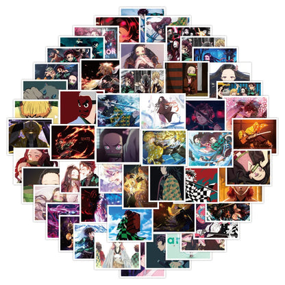 50PCS Do Not Repeat The New Ghost Slayer Blade Riman Graffiti Stickers Laptop Trunk Guitar Water Cup Waterproof Stickers