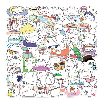 50pcs Baby Squirrel Graffiti Personality DIY Decoration Suitcase Mobile Phone Case Guitar Toy Sticker