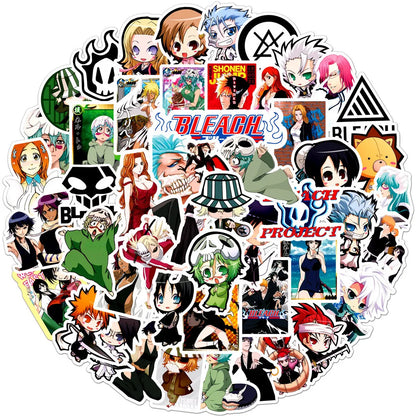 50PCS Bleach Realm Animation Graffiti Sticker Waterproof Suitcase Notebook Mobile Phone ChildrenWaterproofSticker