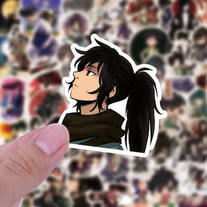 50PCS Cartoon Riman Dororo Graffiti Waterproof Sticker Suitcase Notebook Refrigerator Skateboard Water Cup Helmet
