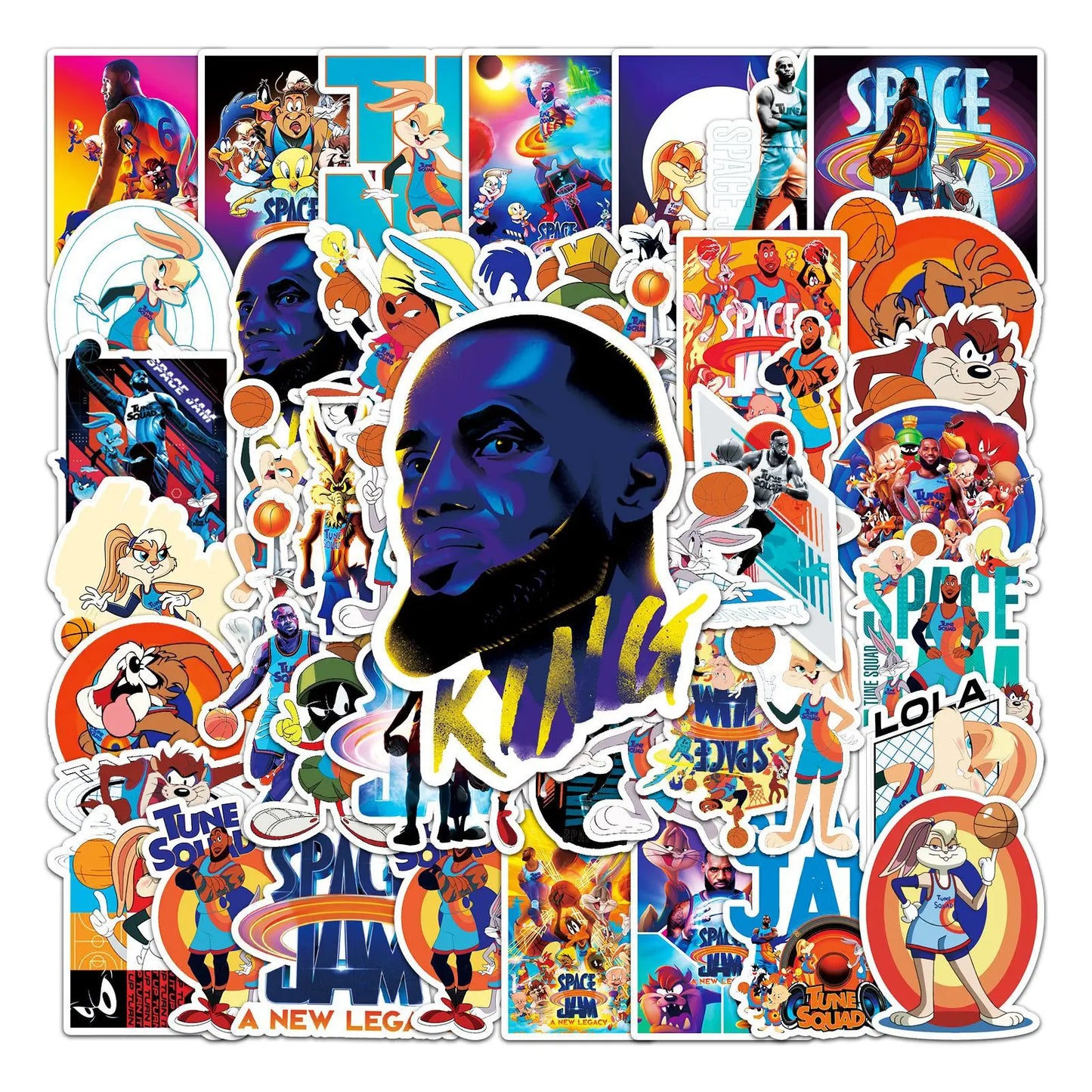 50PCS Animated Film Air Dunk Cartoon Graffiti Waterproof Sticker Suitcase Notebook Skateboard Refrigerator Helmet