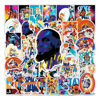50PCS Animated Film Air Dunk Cartoon Graffiti Waterproof Sticker Suitcase Notebook Skateboard Refrigerator Helmet