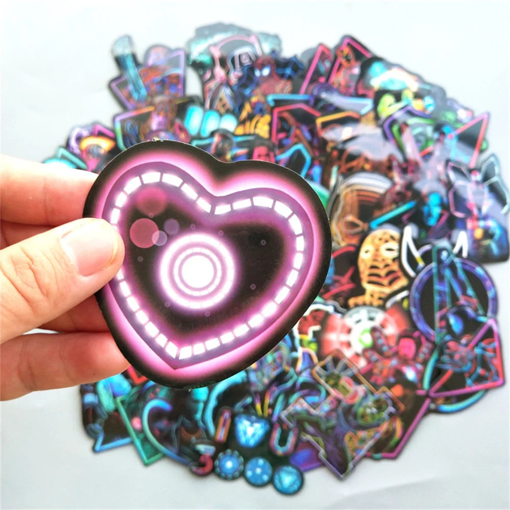 50PCS Avengers Personalized Decoration Luggage Notebook Stickers Motorcycle Mobile Phone Water Cup Stickers