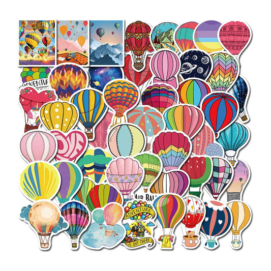 50PCS New Color Cartoon Balloon Graffiti Stickers Decorative Luggage Laptop Water Cup Waterproof Stickers
