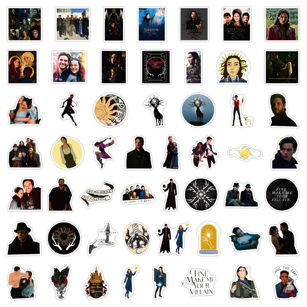 50PCS Cool Guitar Skateboard Luggage Notebook Waterproof Helmet Calling the Sun High Score Movie DIY Sticker