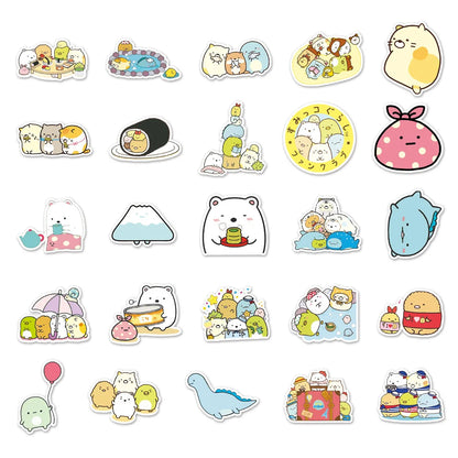 50PCS Corner Creature Cartoon Sticker Children's Toy Scrapbook Laptop Suitcase Mobile Phone Waterproof Sticker