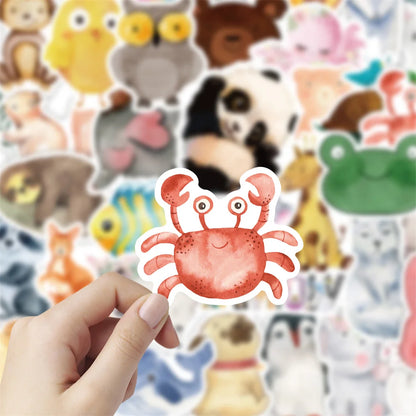 50PCS Cartoon Fresh Graffiti Laptop Guitar Motorcycle Luggage Skateboard Bike Waterproof Sticker