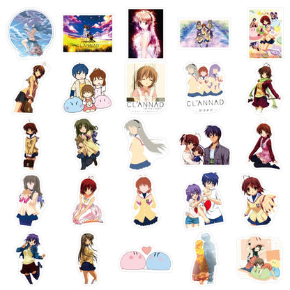 50PCS   Cartoon Anime AFTER STORY Dumpling Big Family Graffiti Sticker Luggage Scooter Sticker