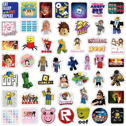 50PCS New Robles Game Personalized Graffiti Sticker Trolley Case Notebook Cup Waterproof Skateboard Refrigerator