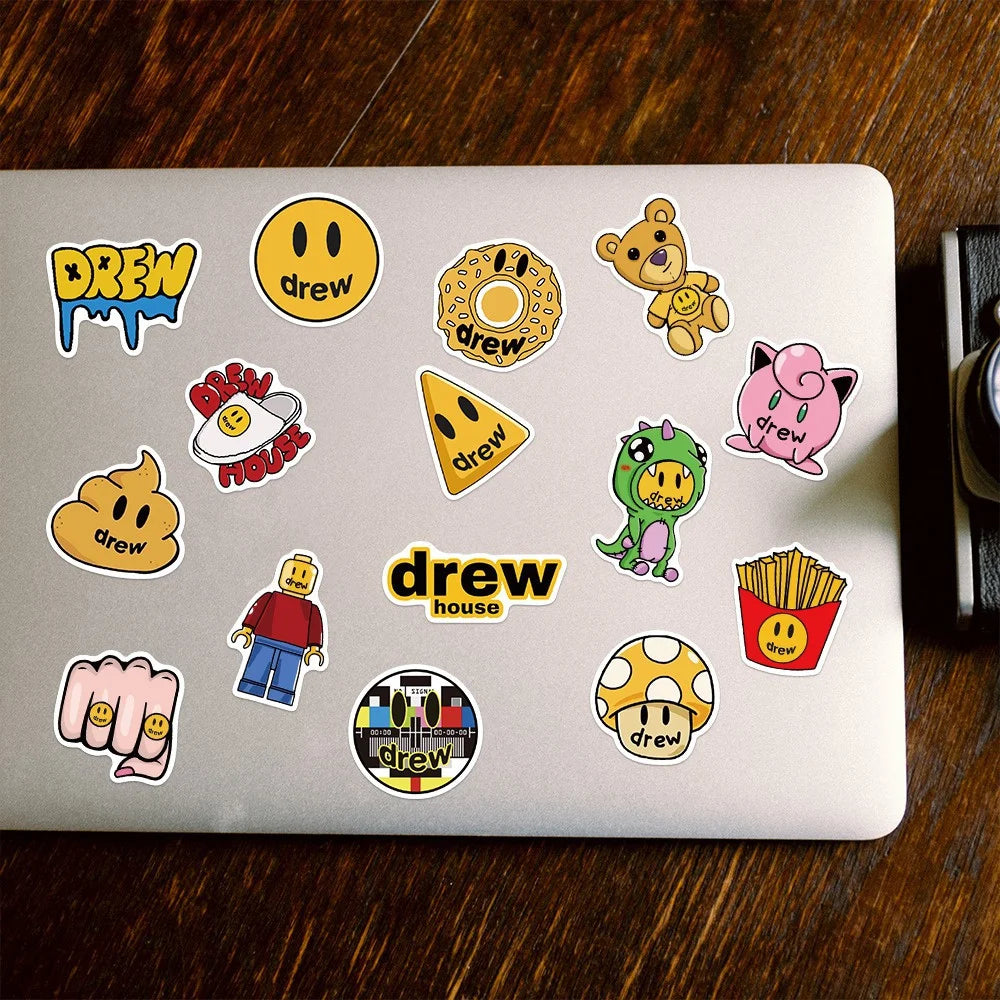 50PCS Stickers Tide Brand Collection Stickers DIY Luggage Laptop Mobile Phone Water Cup Decoration Stickers