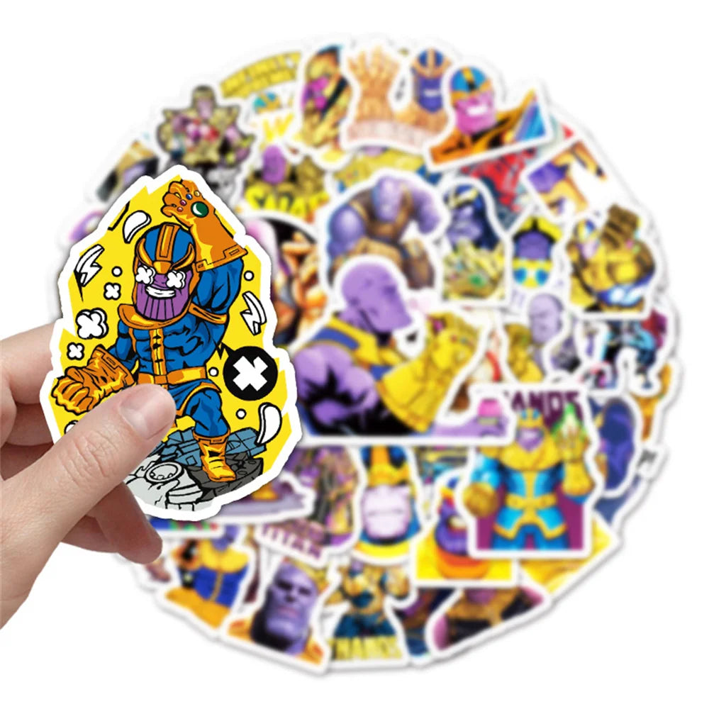 50PCS Thanos Animation Graffiti Waterproof Sticker Suitcase Notebook Skateboard Refrigerator Stationery BoxHelmet