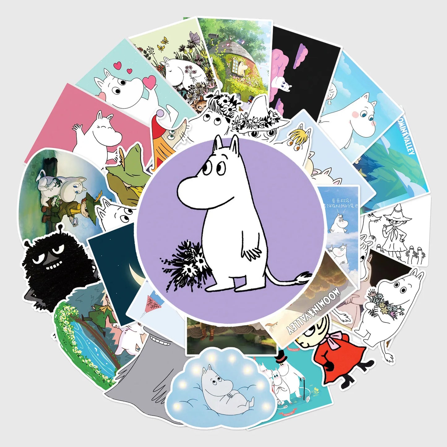 50PCS Hippo Graffiti Sticker Graffiti Sticker Notebook Guitar Bike Skateboard Bike PVC Waterproof Sticker