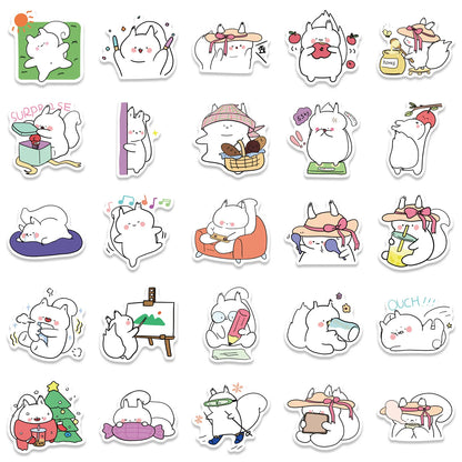 50pcs Baby Squirrel Graffiti Personality DIY Decoration Suitcase Mobile Phone Case Guitar Toy Sticker