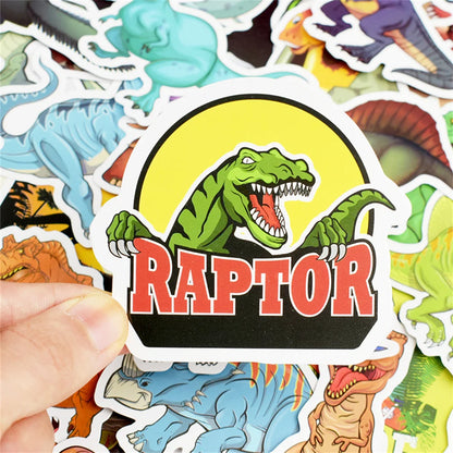 50PCS     DinosaurSeries Graffiti Sticker Personality Cartoon Sticker Car Trunk Skateboard Guitar Computer Sticker