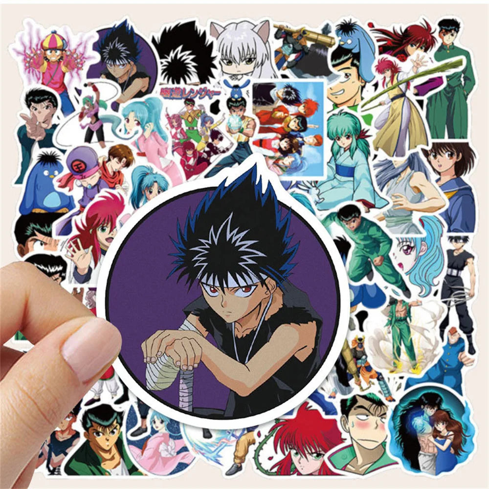 50PCS Japanese Animation Youyou White Book Graffiti Waterproof Sticker Suitcase Notebook Refrigerator Skateboard