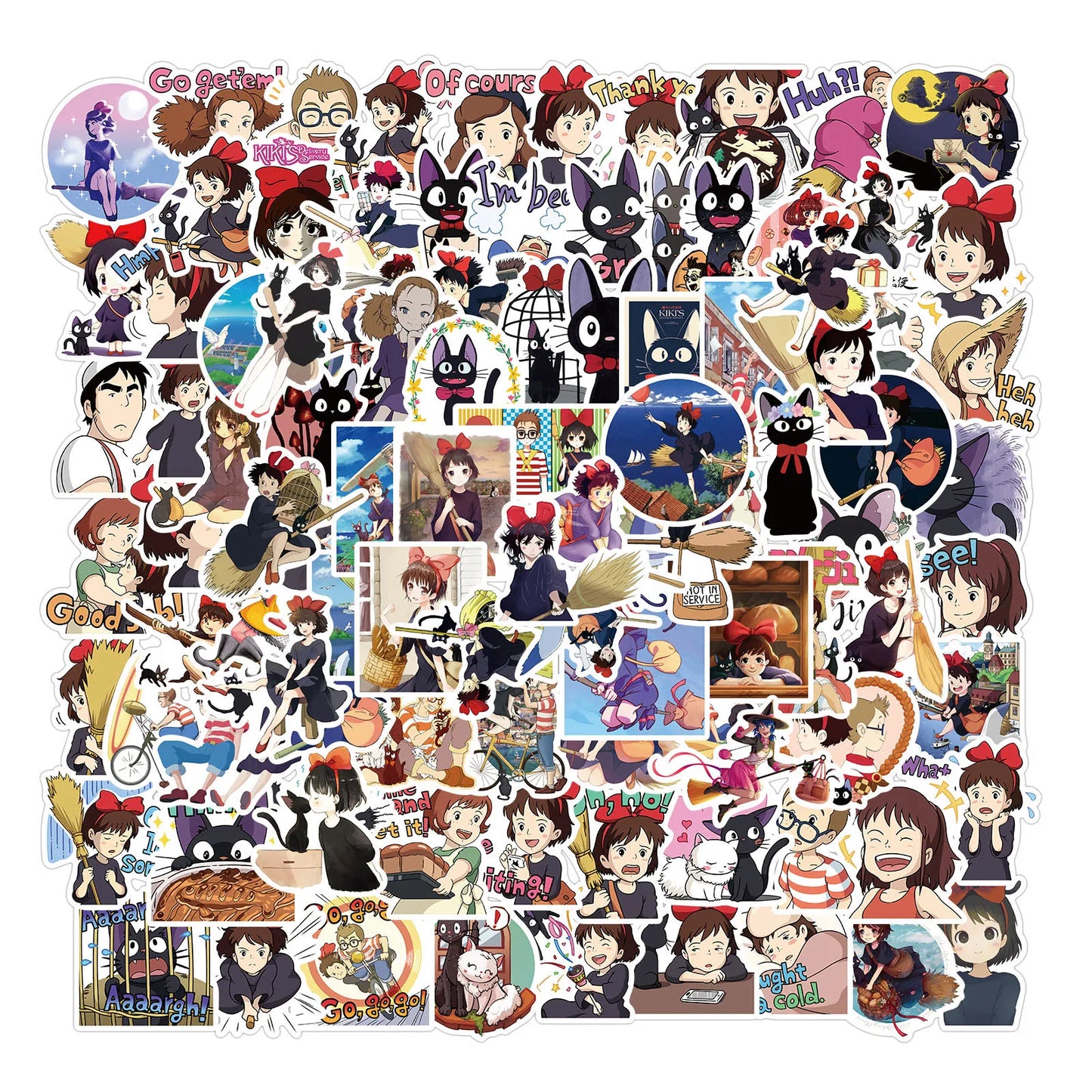 50PCS Riman Witch House Emergency Suitcase Notebook Mobile Phone Skateboard Children's Graffiti WaterproofSticker