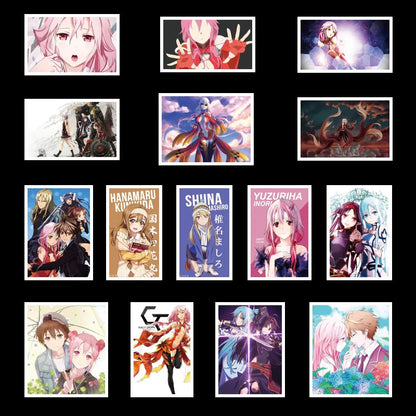 50 pieces of sinful Crown cartoon anime graffiti stickers, personalized DIY bags, car helmets, computer and mobile phone cases, waterproof decorative stickers, toys