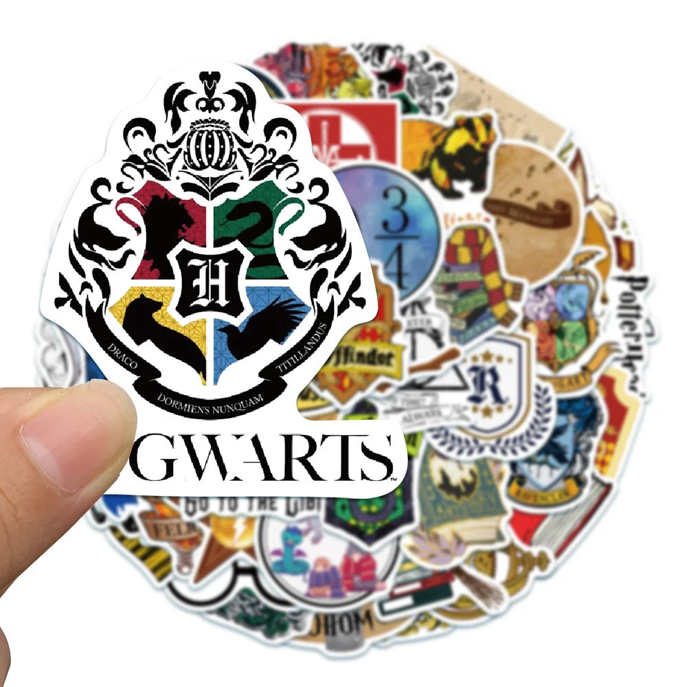 50PCS Small Fresh Cartoon Icon Personalized Creative Decoration Graffiti Waterproof Sticker Notebook Refrigerator
