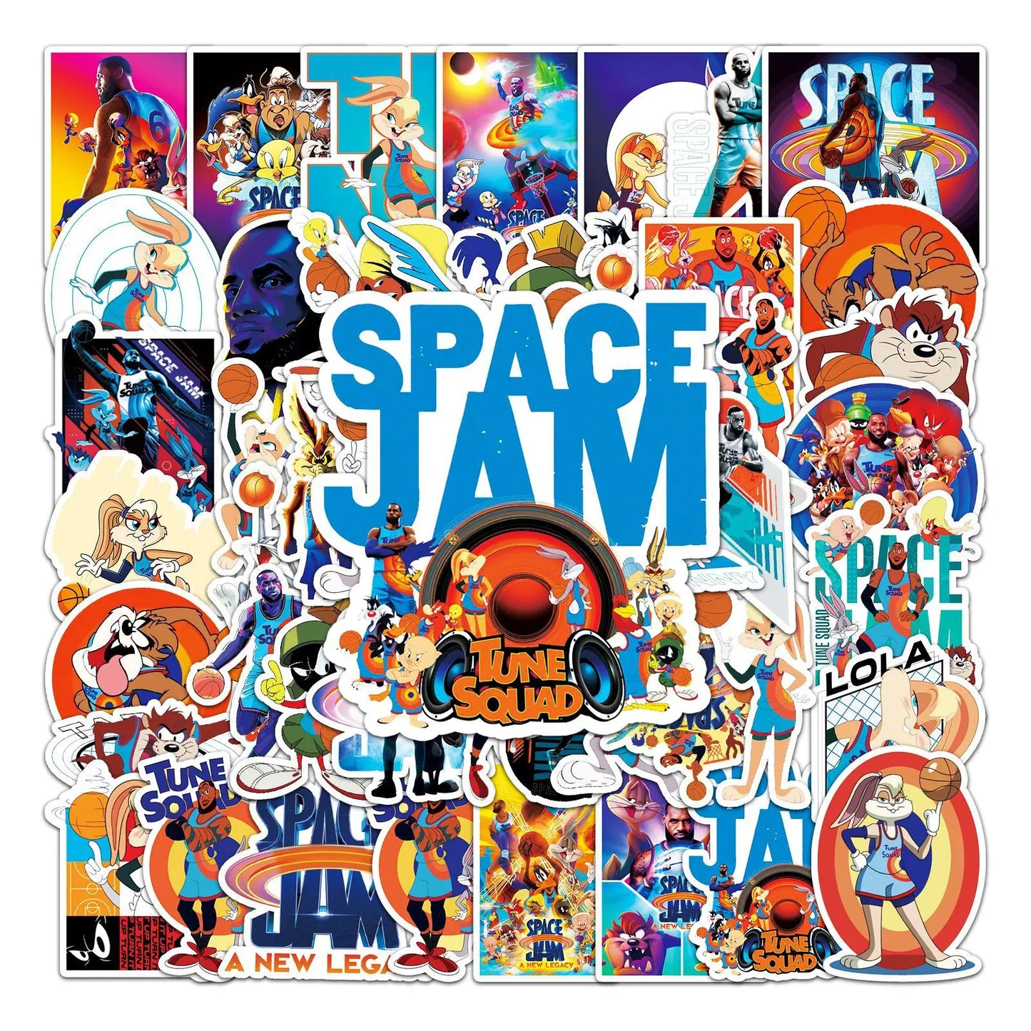 50PCS Animated Film Air Dunk Cartoon Graffiti Waterproof Sticker Suitcase Notebook Skateboard Refrigerator Helmet