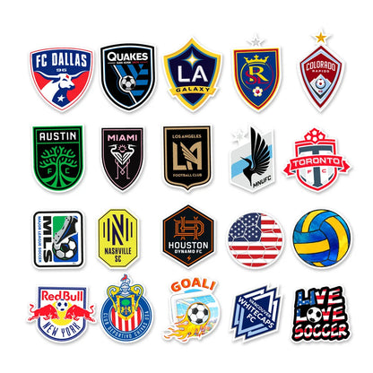 50/PCS Football Lovers Cartoon Graffiti Luggage Mobile Phone Children Toy Laptop Diy Scrapbook Art Sticker