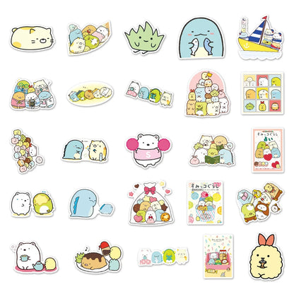 50PCS Corner Creature Cartoon Sticker Children's Toy Scrapbook Laptop Suitcase Mobile Phone Waterproof Sticker