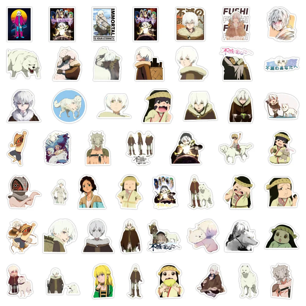50PCS Japanese Anime Immortal You Cartoon Graffiti Stickers Car Trunk Water Cup Waterproof Stickers
