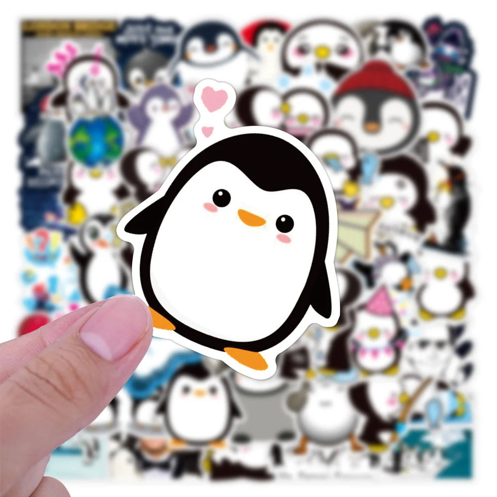 50PCS  American Drama Mr. Pop’s Penguin Graffiti Sticker Motorcycle Luggage Notebook Scooter Sticker