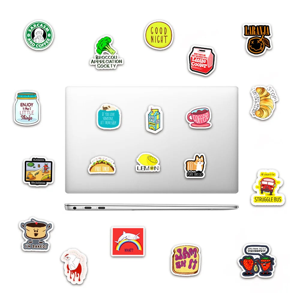 50PCS Vine Department Personality Graffiti Sticker Laptop Scooter Refrigerator Decoration Sticker