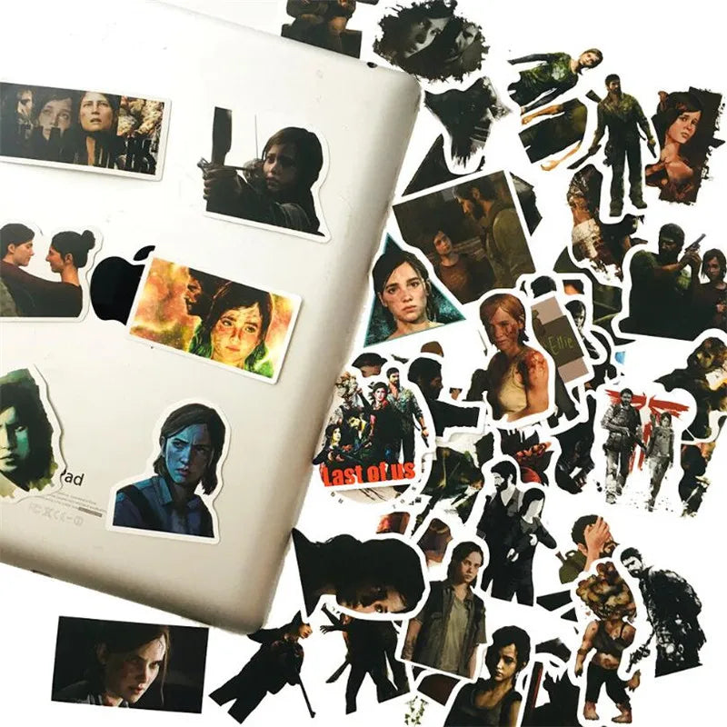50PCS Popular Horror Game Last Survivor Doodle Luggage Laptop Waterproof Sticker Decorative Toy